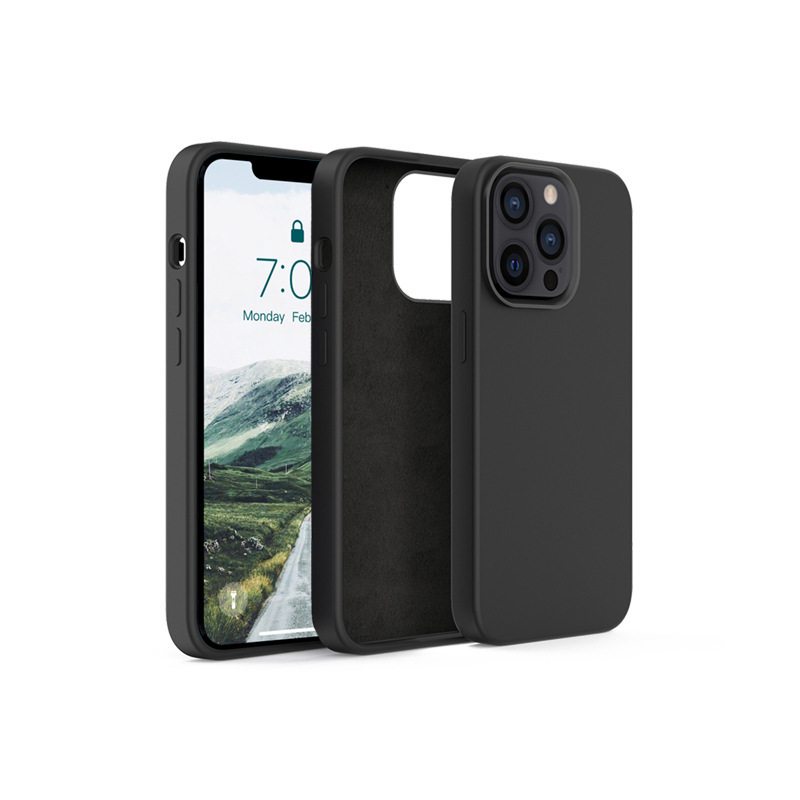 蘋果新款13硅膠液態(tài)手機殼，加厚款液態(tài)硅膠手機套定制